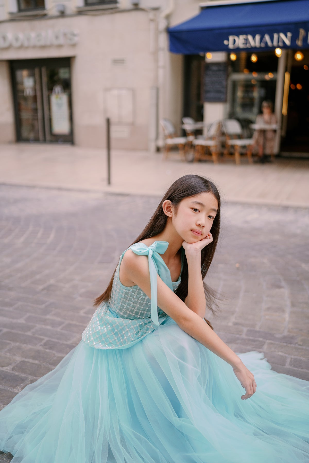 Aquamarine Tulle Dress